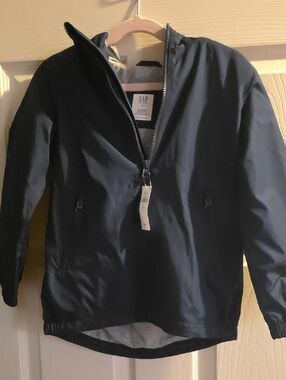 GAP Kids Black Windbreaker Jacket